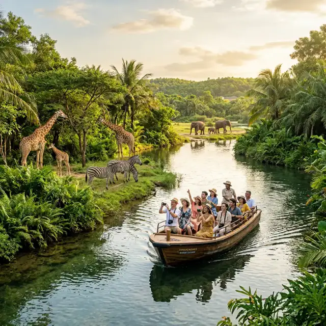會安 River Safari 2026：乘船探險野生動物園的25個必體驗