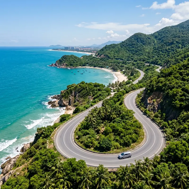 Tuyến đường ven biển Võ Chí Công từ sân bay Đà Nẵng đến Hội An