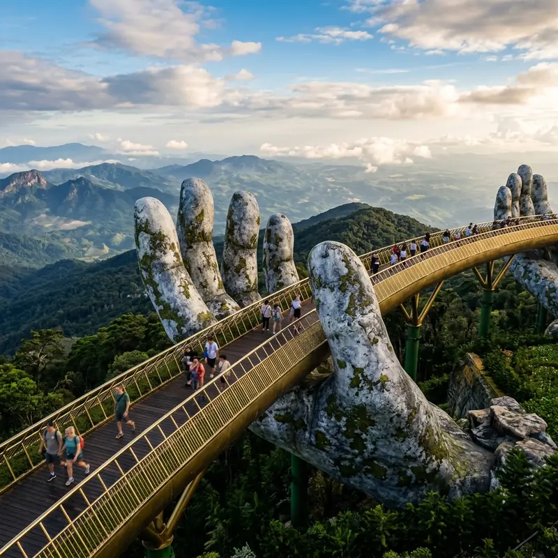 Golden Bridge at Ba Na Hills, Da Nang — Ba Na Hills Tickets 2026: Latest Price List, How t