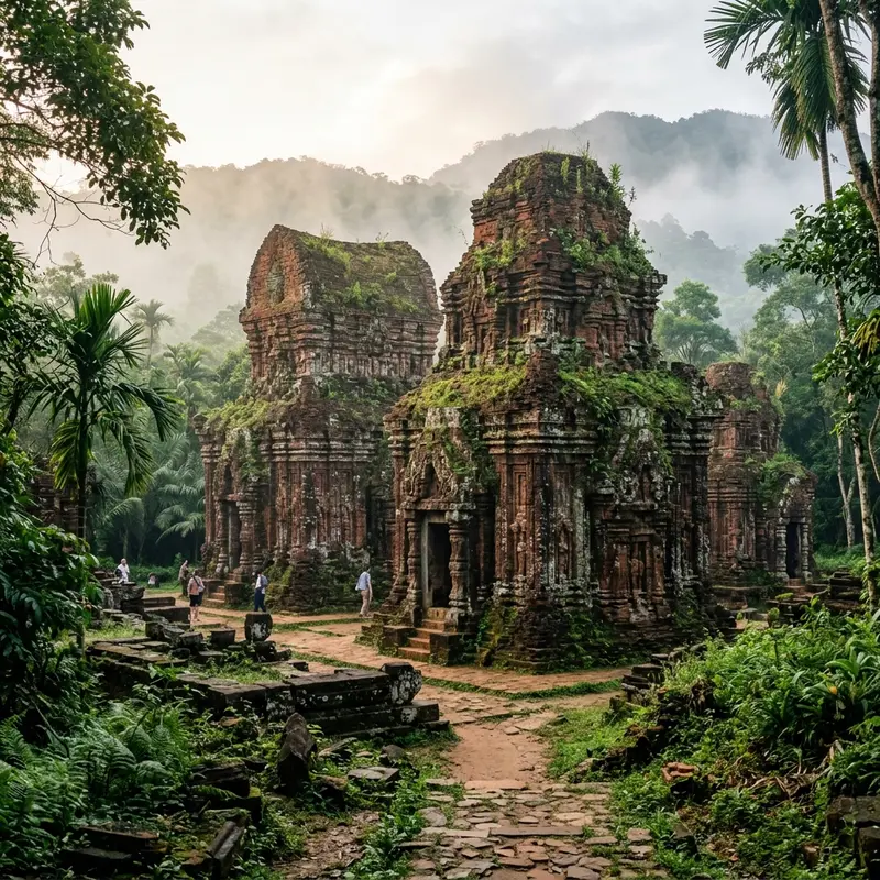 My Son Sanctuary self-guided travel tips from Hoi An — explore the mysterious Champa temple complex valley