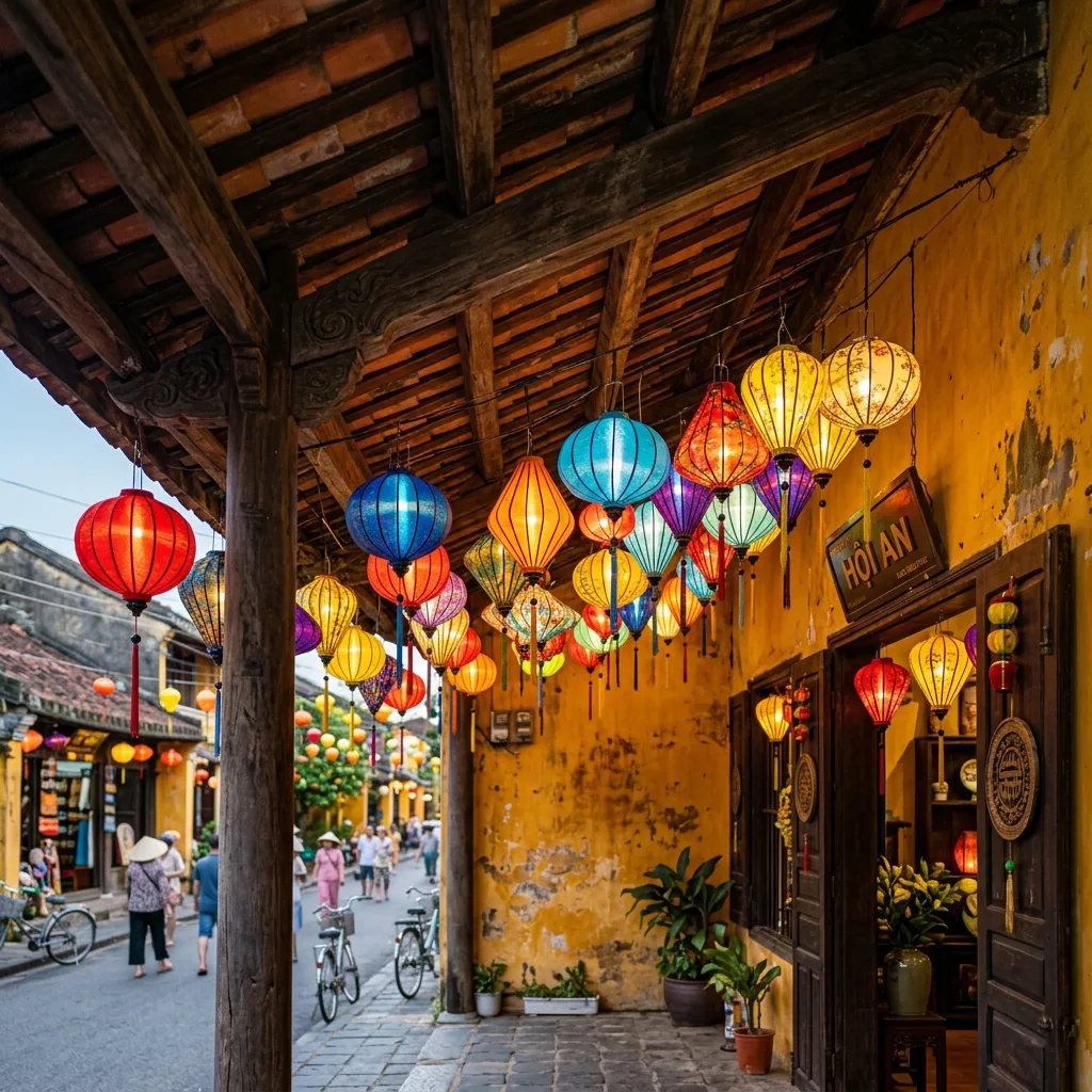 Traditional silk lantern silhouettes featuring diamond garlic globe and saucer shapes