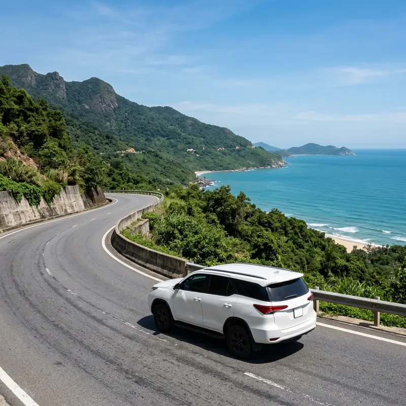 Choose a high-clearance vehicle when traveling to Da Nang during the rainy season to ensure safe wading
