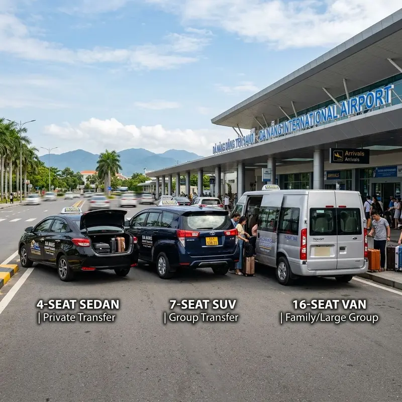 Da Nang Airport Transfer Vehicles: Which Fits Your Family?