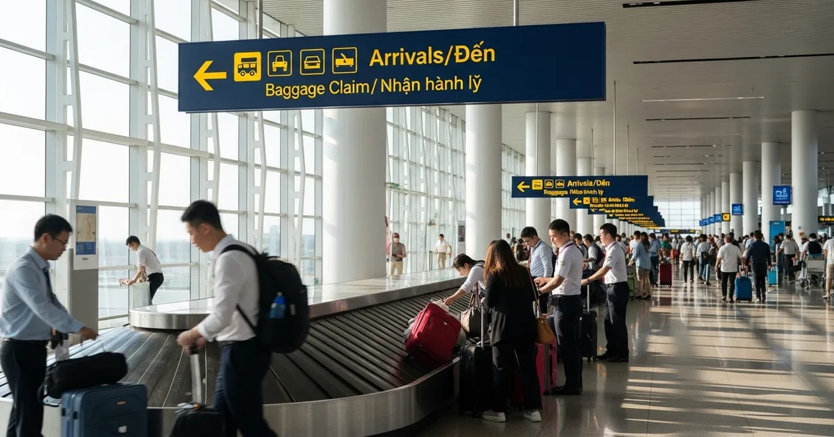 Da Nang Airport Map — T1 Terminal Arrival Area