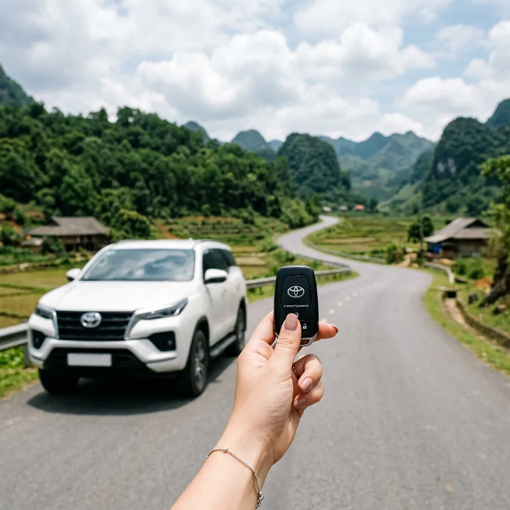 Actual illustration for Da Nang 7-seater self-drive car rental