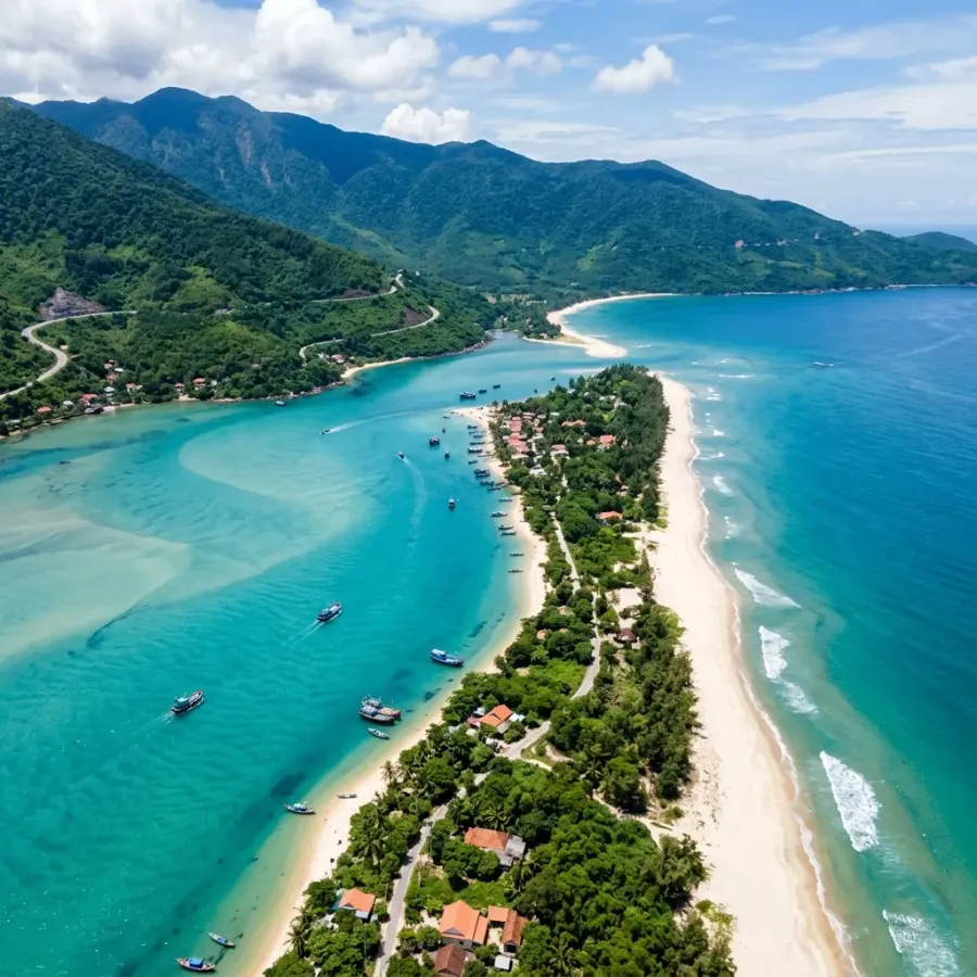 Da Nang car service price list — Rent a car from Đà Nẵng to Lăng Cô: Enjoy the blue