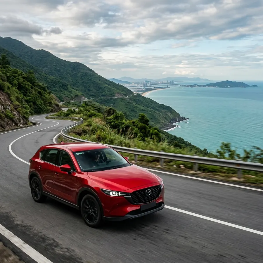 Mazda CX5 trên đường núi Da Nang