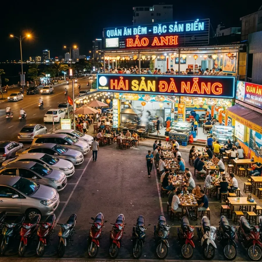 10 Seafood Restaurants in Đà Nẵng with Spacious Parking — Faifo Express