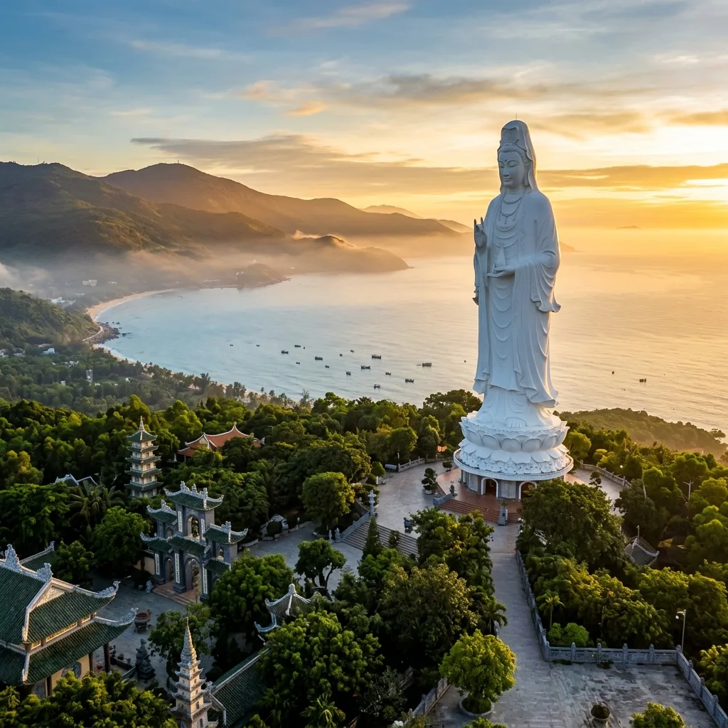 Actual illustrative image for car rental to Linh Ung Pagoda