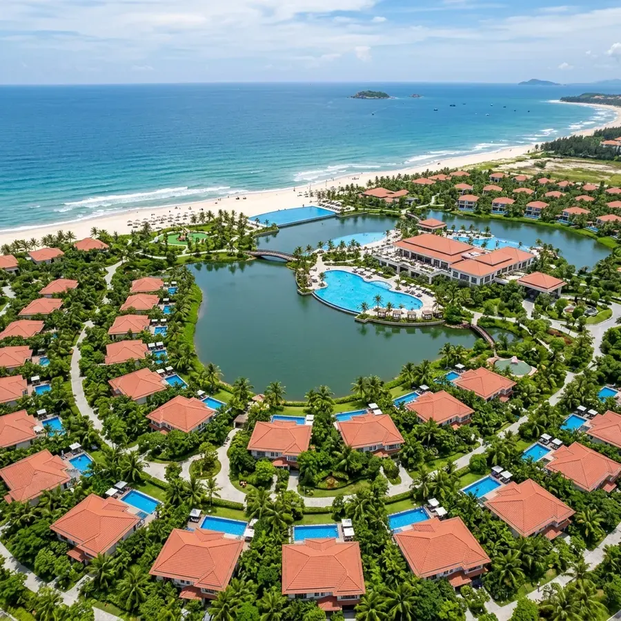 Vinpearl Nam Hoi An nhìn từ trên cao
