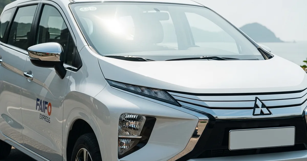 Dàn xe 7 chỗ Xpander đời mới của Faifo Express luôn sẵn sàng phục vụ